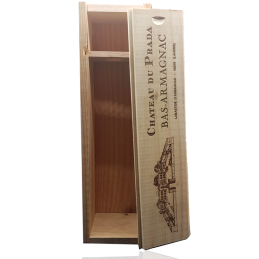 Etui en bois Château du Prada